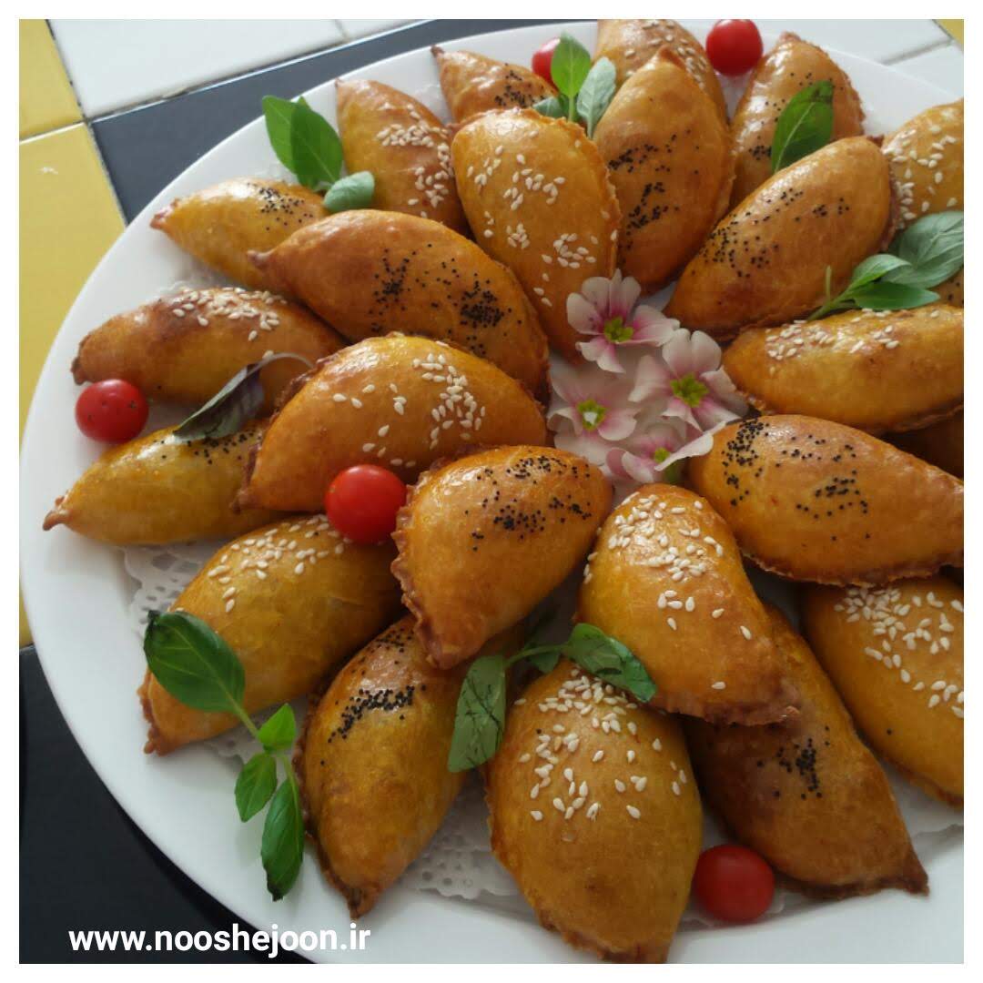 پیراشکی گوشت متوسط، 10 عدد